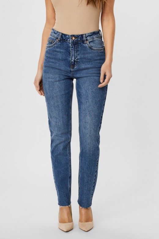 CALÇA MULHER JEANS BRENDASTRAIGHT VERO MODA CALÇA MULHER JEANS BRENDASTRAIGHT VERO MODA