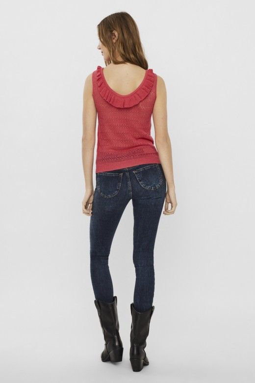TOP MULHER MALHA MIKIA VERO MODA TOP MULHER MALHA MIKIA VERO MODA