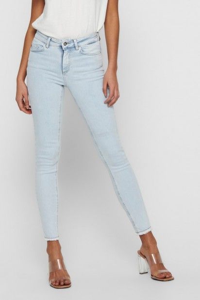 CALÇA MULHER JEANS BLUSH LIFE MID SK ONLY