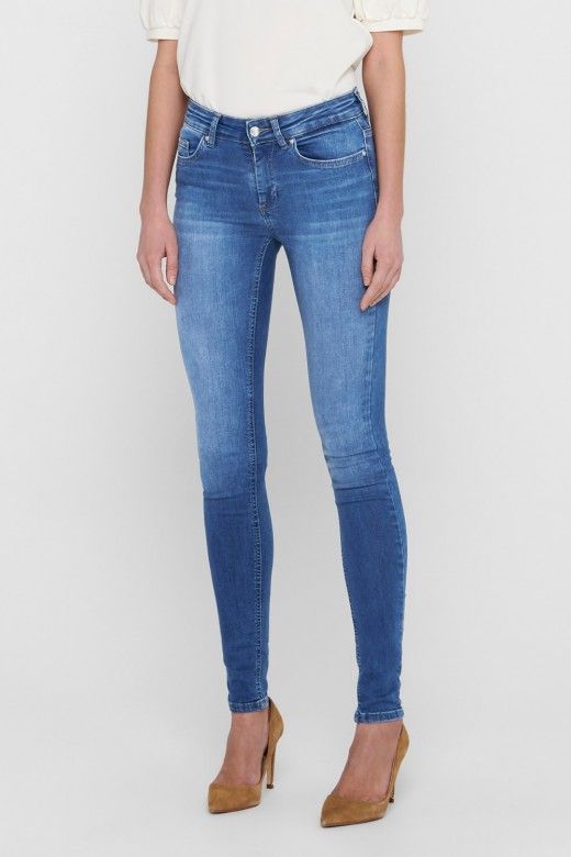 Calça Mulher Jeans BLUSH LIFE MID SK ONLY Calça Mulher Jeans BLUSH LIFE MID SK ONLY