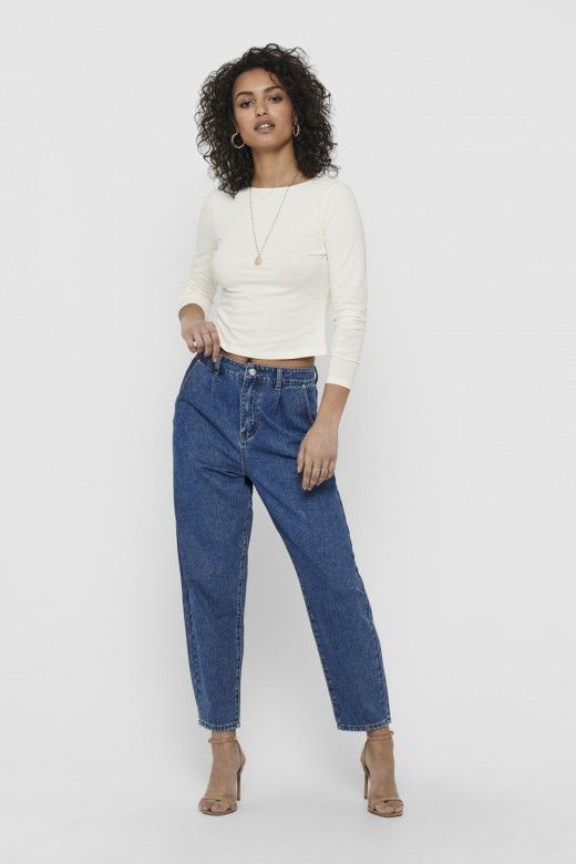 CALÇA MULHER JEANS LIVA SLOUCHY ONLY CALÇA MULHER JEANS LIVA SLOUCHY ONLY