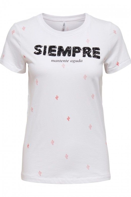 T-SHIRT MULHER KITA CACTUS ONLY T-SHIRT MULHER KITA CACTUS ONLY