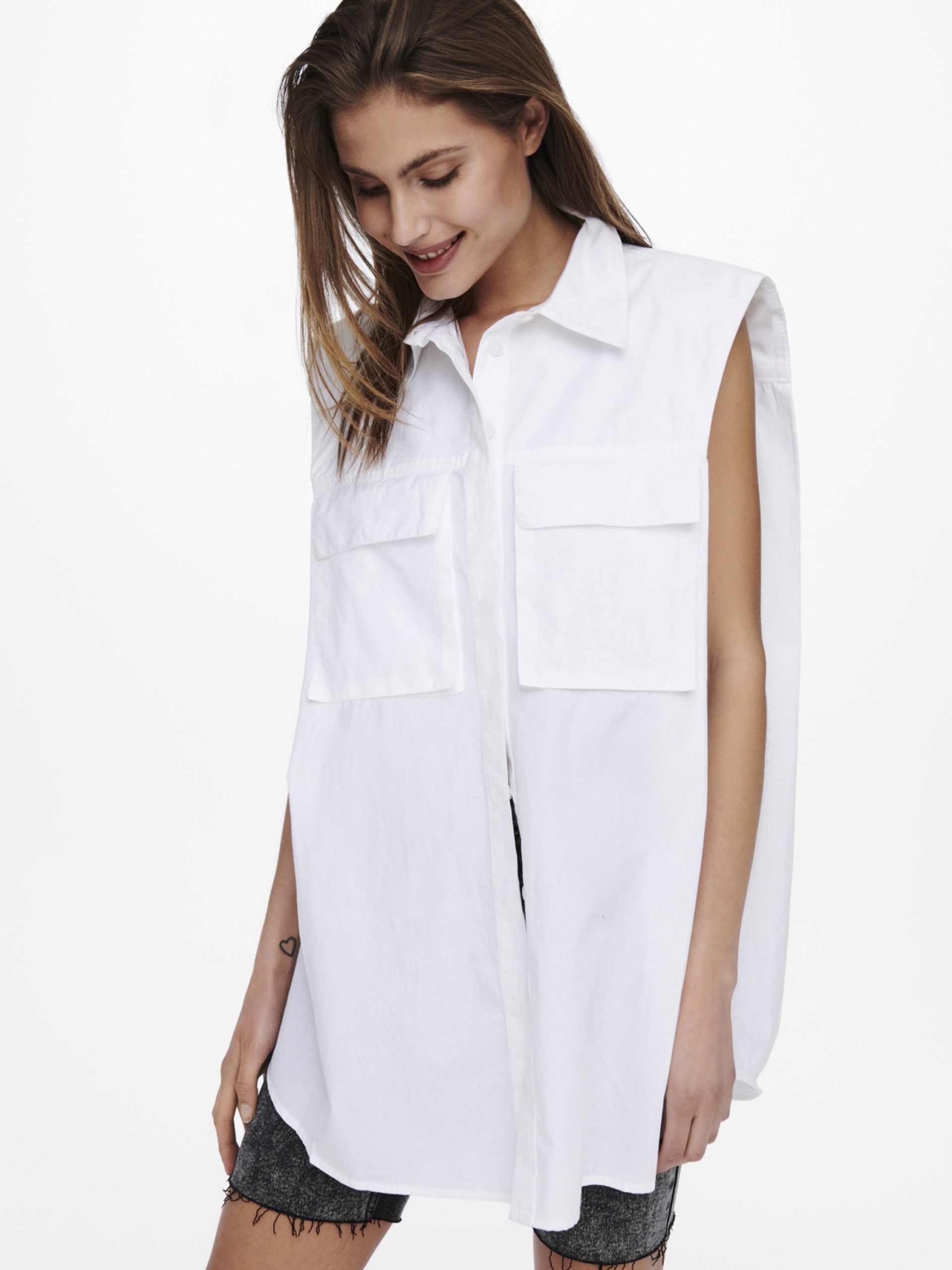 Blusa Senhora Ashley Shoulderpad