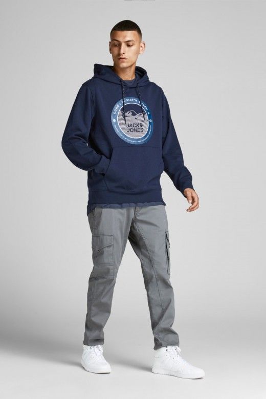 SWEAT HOOD HOMEM BILO JACK JONES SWEAT HOOD HOMEM BILO JACK JONES