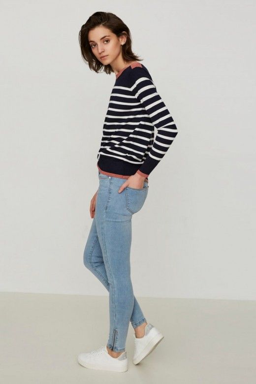 calça Jeans VMODA SEVEN NW Slim zIP calça Jeans VMODA SEVEN NW Slim zIP