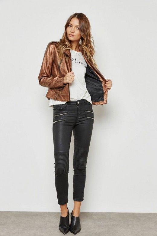 Blusão VERO MODA SAFRA Faux Leather Blusão VERO MODA SAFRA Faux Leather