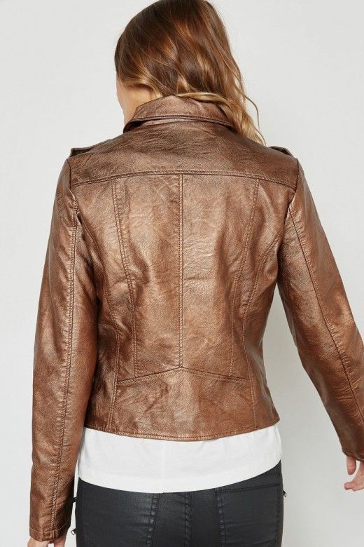 Blusão VERO MODA SAFRA Faux Leather Blusão VERO MODA SAFRA Faux Leather