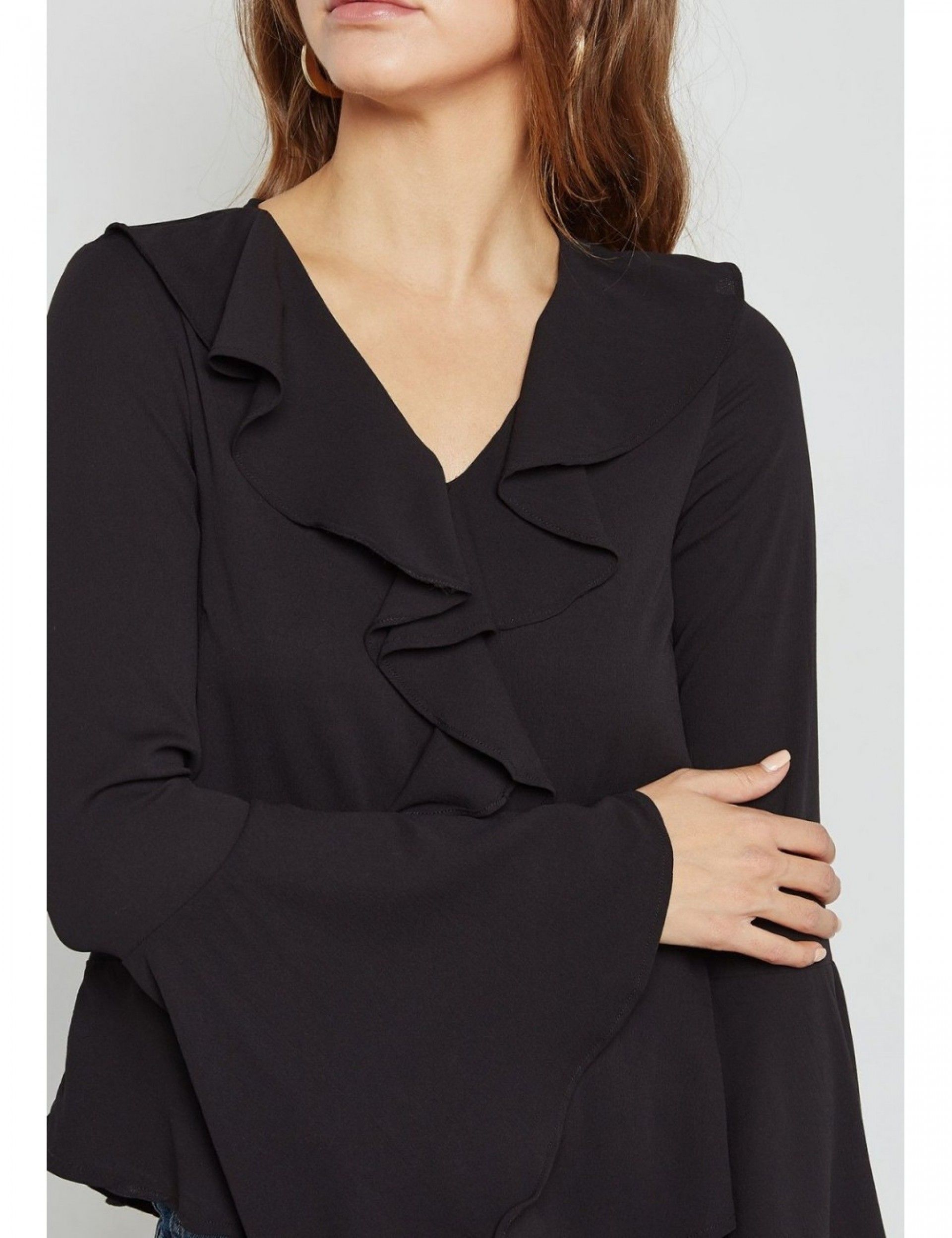 Top VERO MODA NIX Folhos