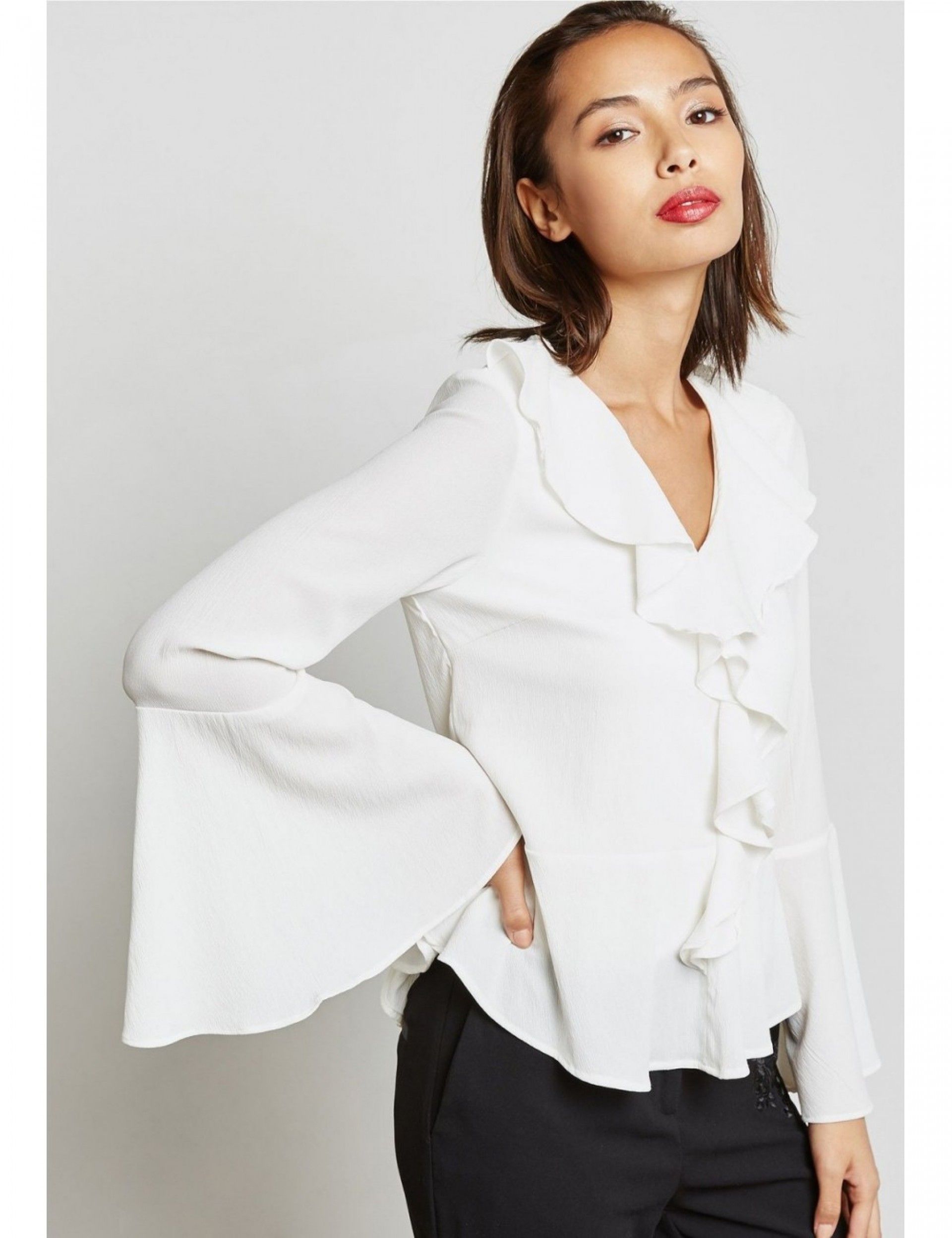 Top VERO MODA NIX Folhos
