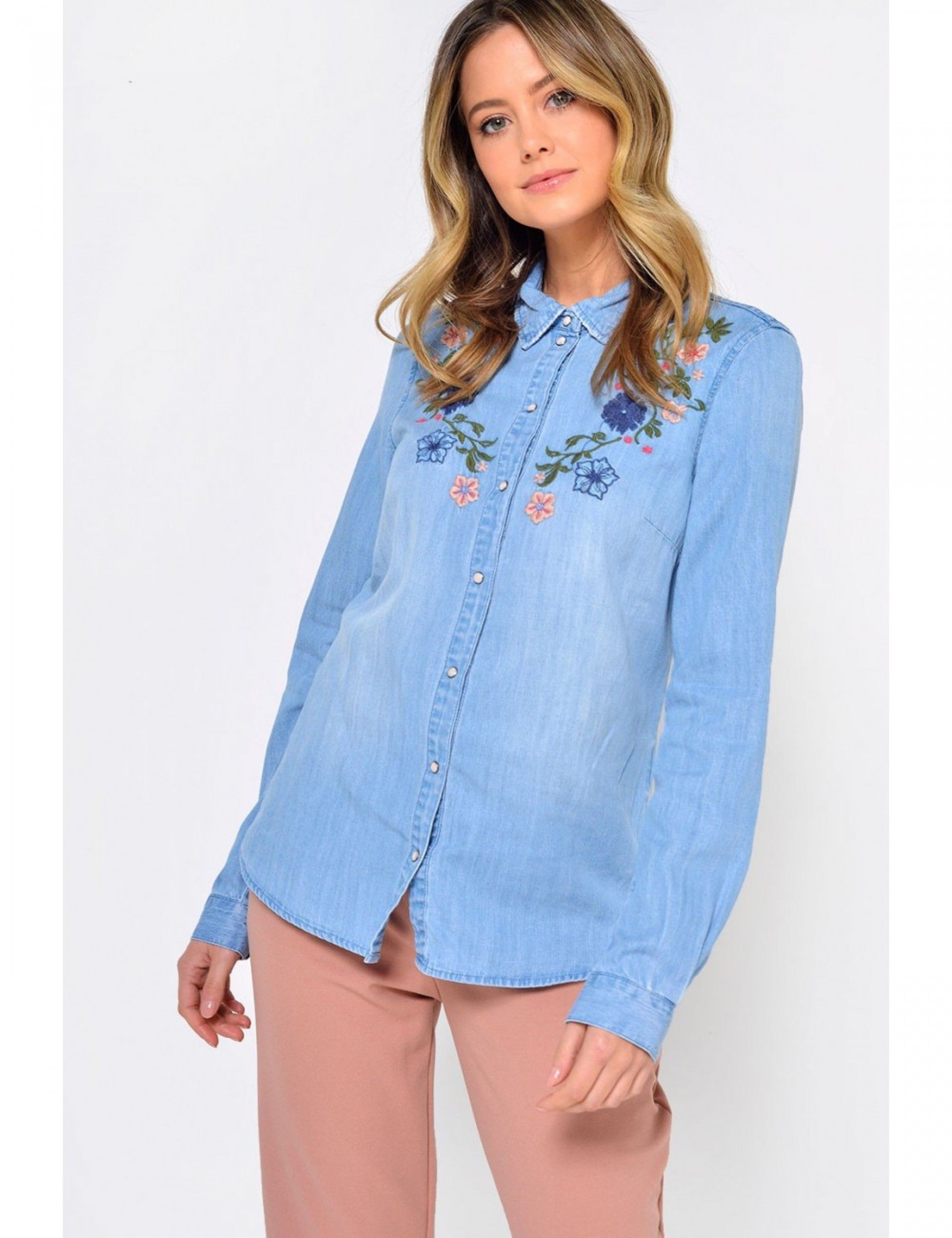 CAMISA MULHER JENNY JEANS VERO MODA