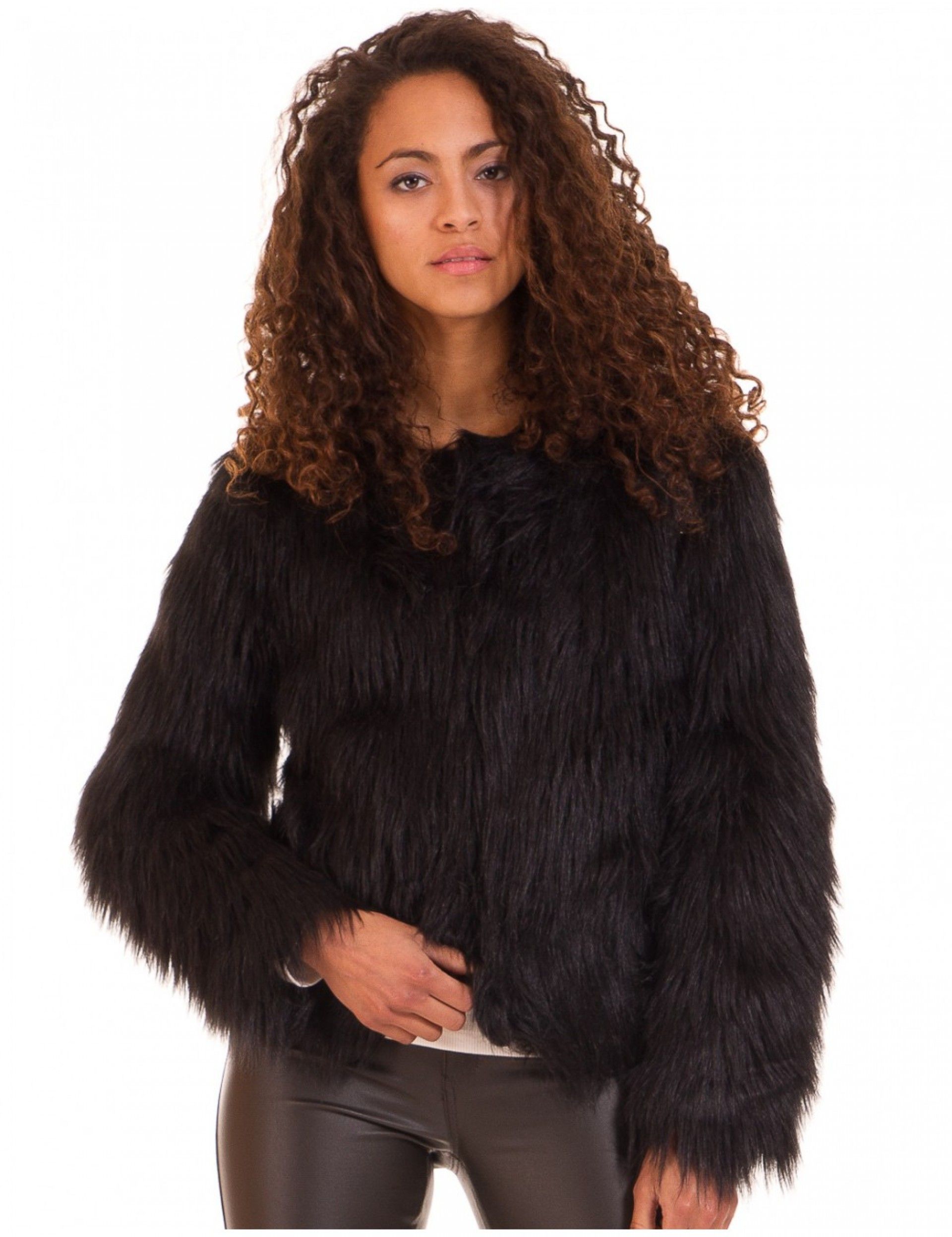 Casaco ONLY PONY Curto/Pelo