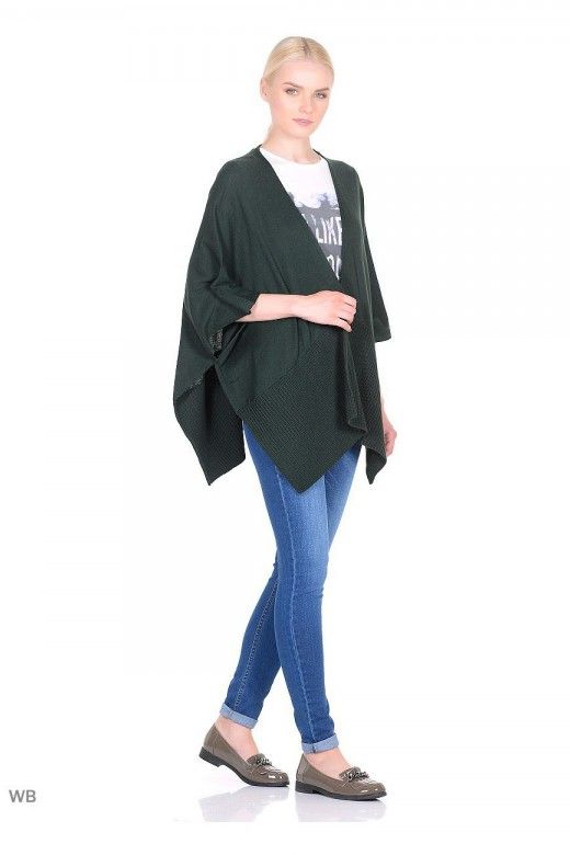 Poncho ONLY NEW JULIENNE Open Poncho ONLY NEW JULIENNE Open