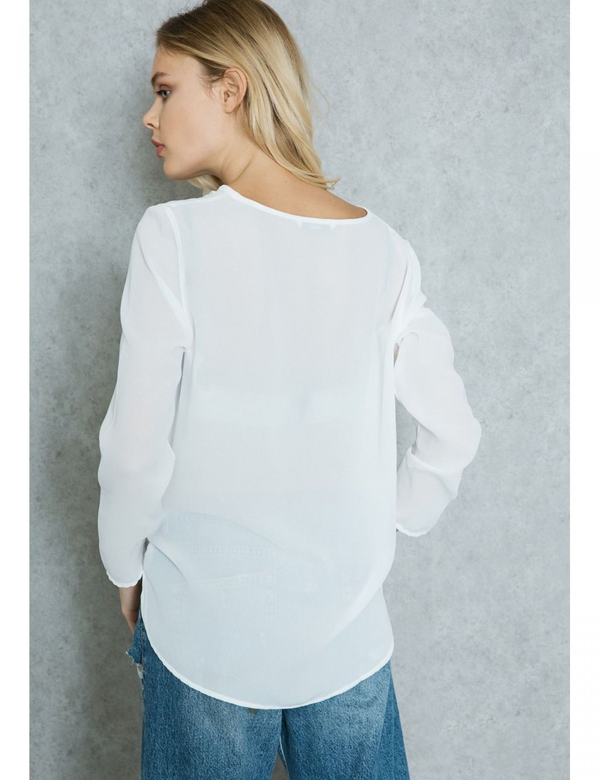 Top ONLY FIFER L/S HIGHLOW