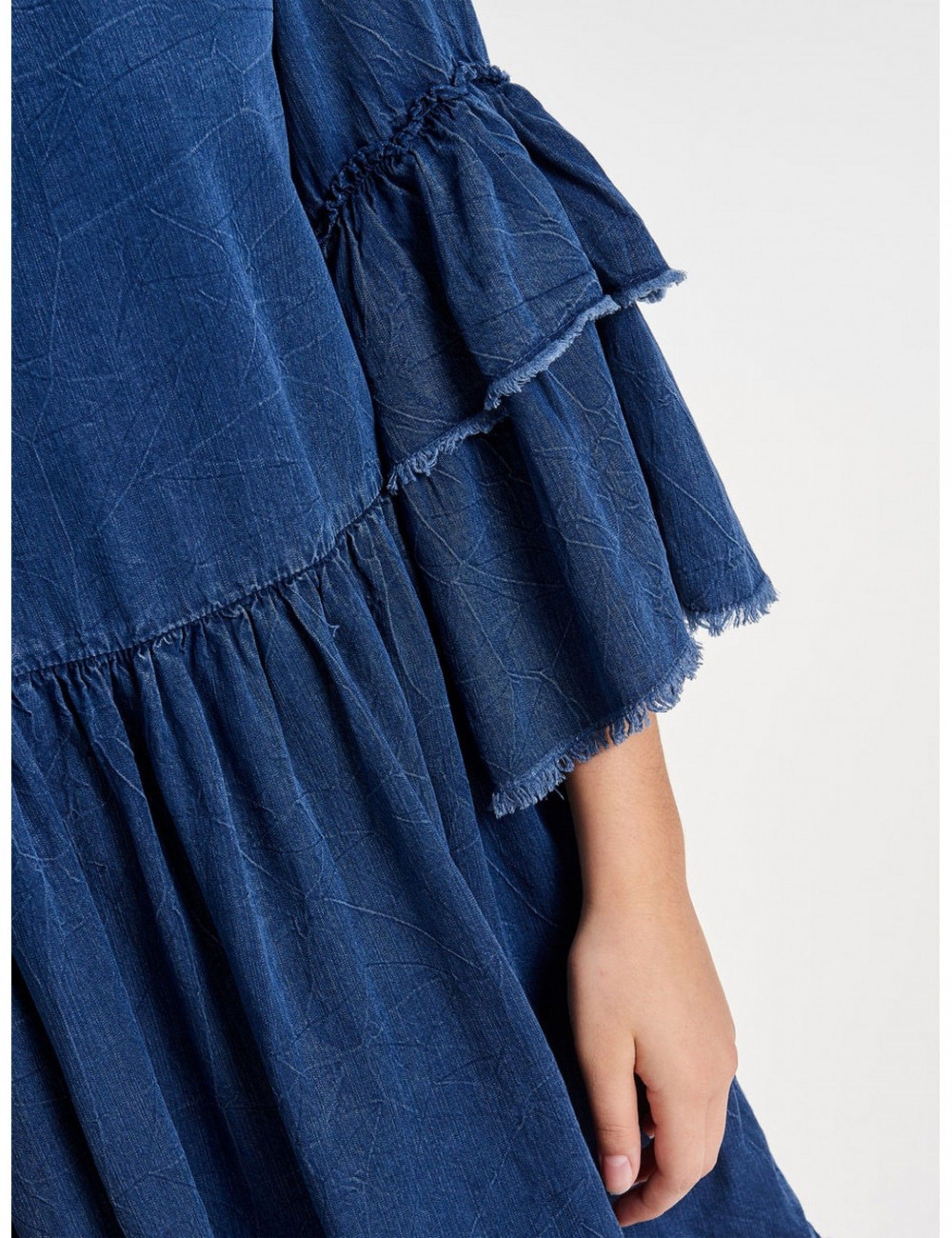 VESTIDO JEANS MULHER FLYNN RAW EDGE ONLY