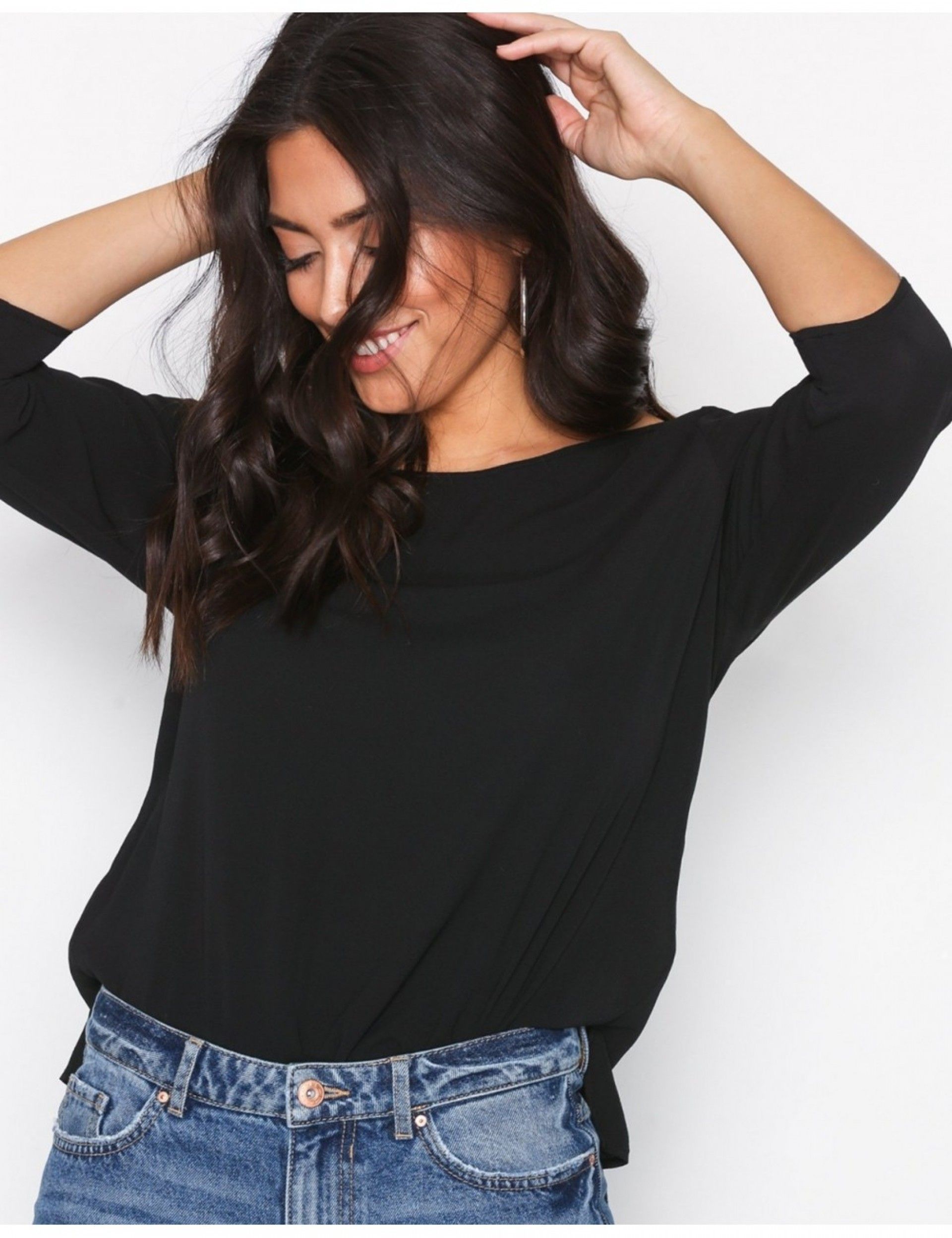 Top Mulher VIC 3/4 SOLID ONLY