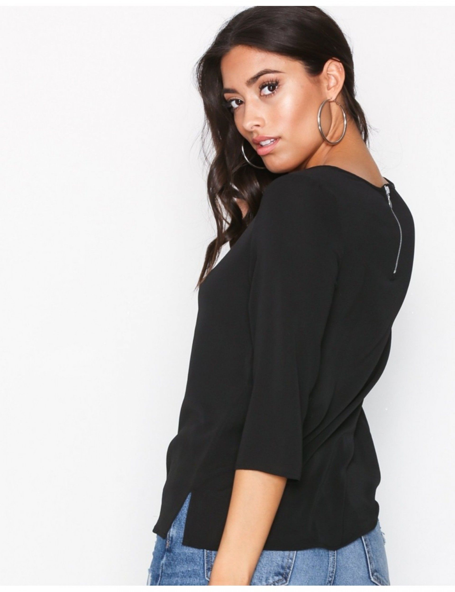 Top Mulher VIC 3/4 SOLID ONLY