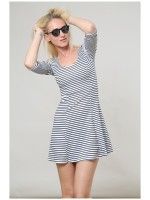 Vestido Mulher Esra 3/4 Jrs Risca Only Vestido Mulher Esra 3/4 Jrs Risca Only