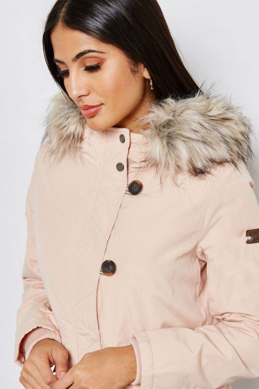 CASACO MULHER PEYTON AW SHORT FUR ONLY CASACO MULHER PEYTON AW SHORT FUR ONLY