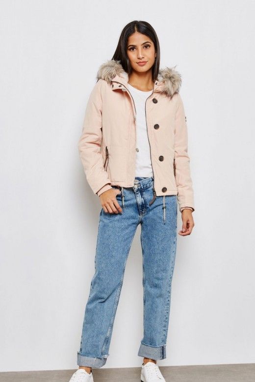 CASACO MULHER PEYTON AW SHORT FUR ONLY CASACO MULHER PEYTON AW SHORT FUR ONLY