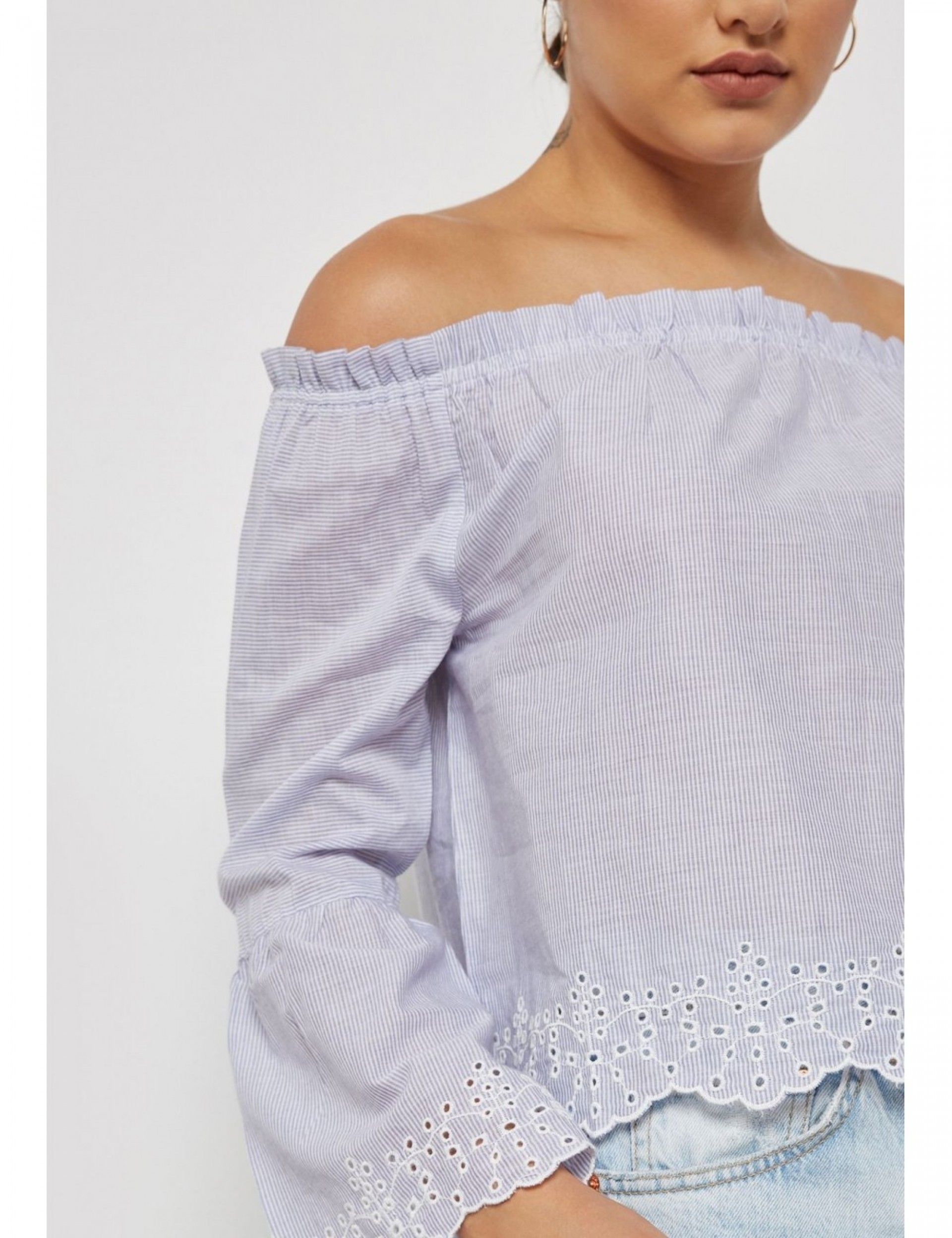 BLUSA MULHER YRSAH ANGLAISE ONLY