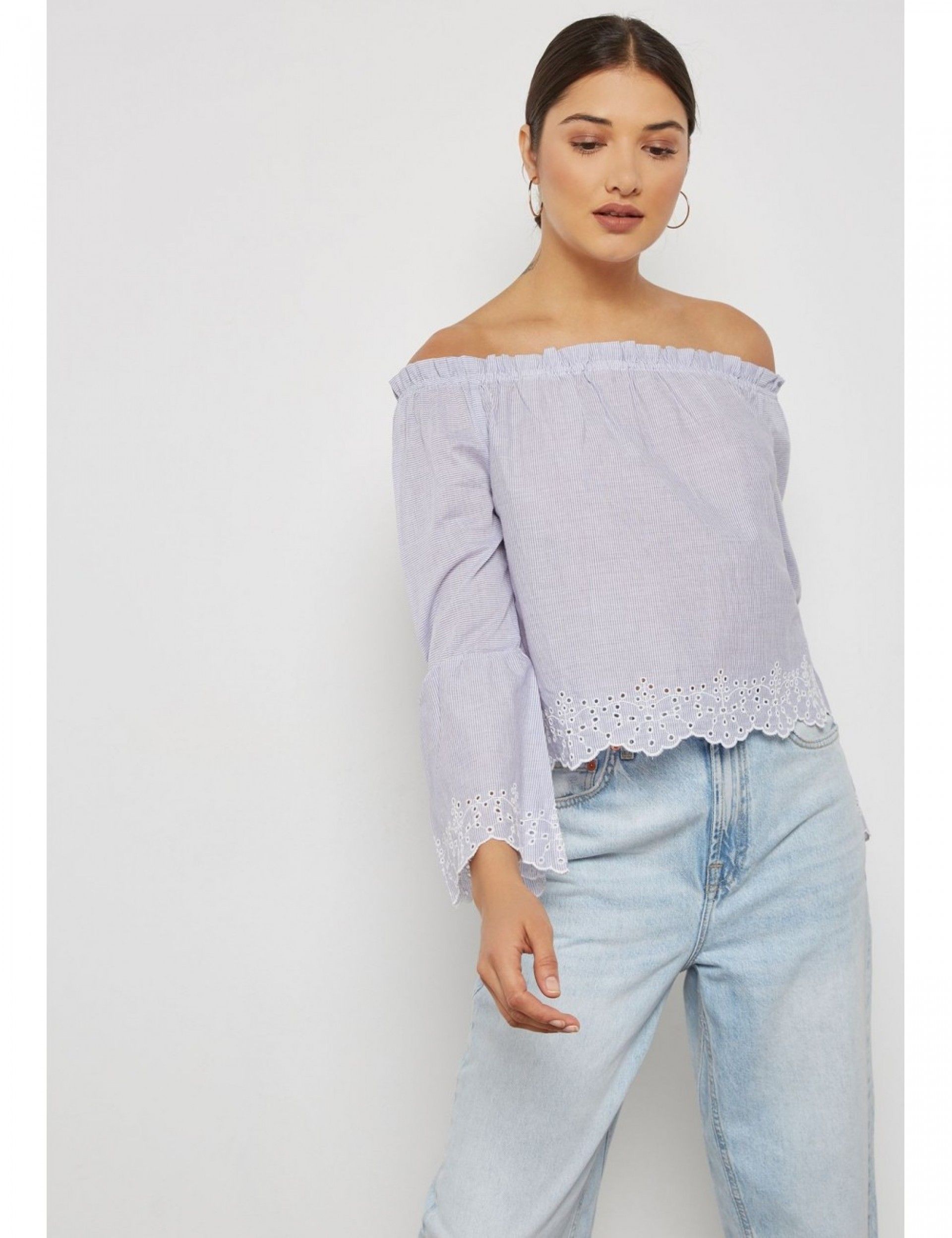 BLUSA MULHER YRSAH ANGLAISE ONLY