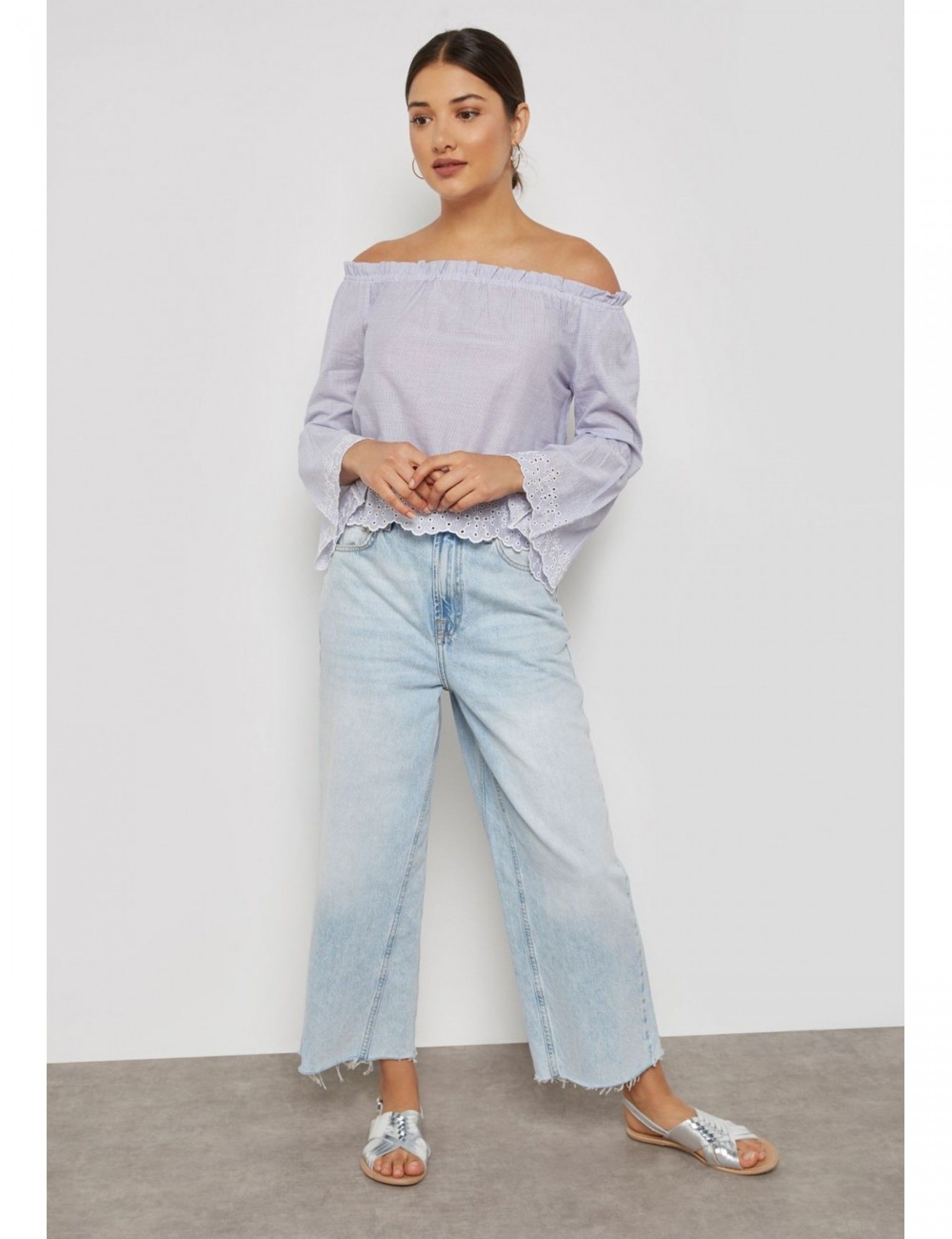 BLUSA MULHER YRSAH ANGLAISE ONLY