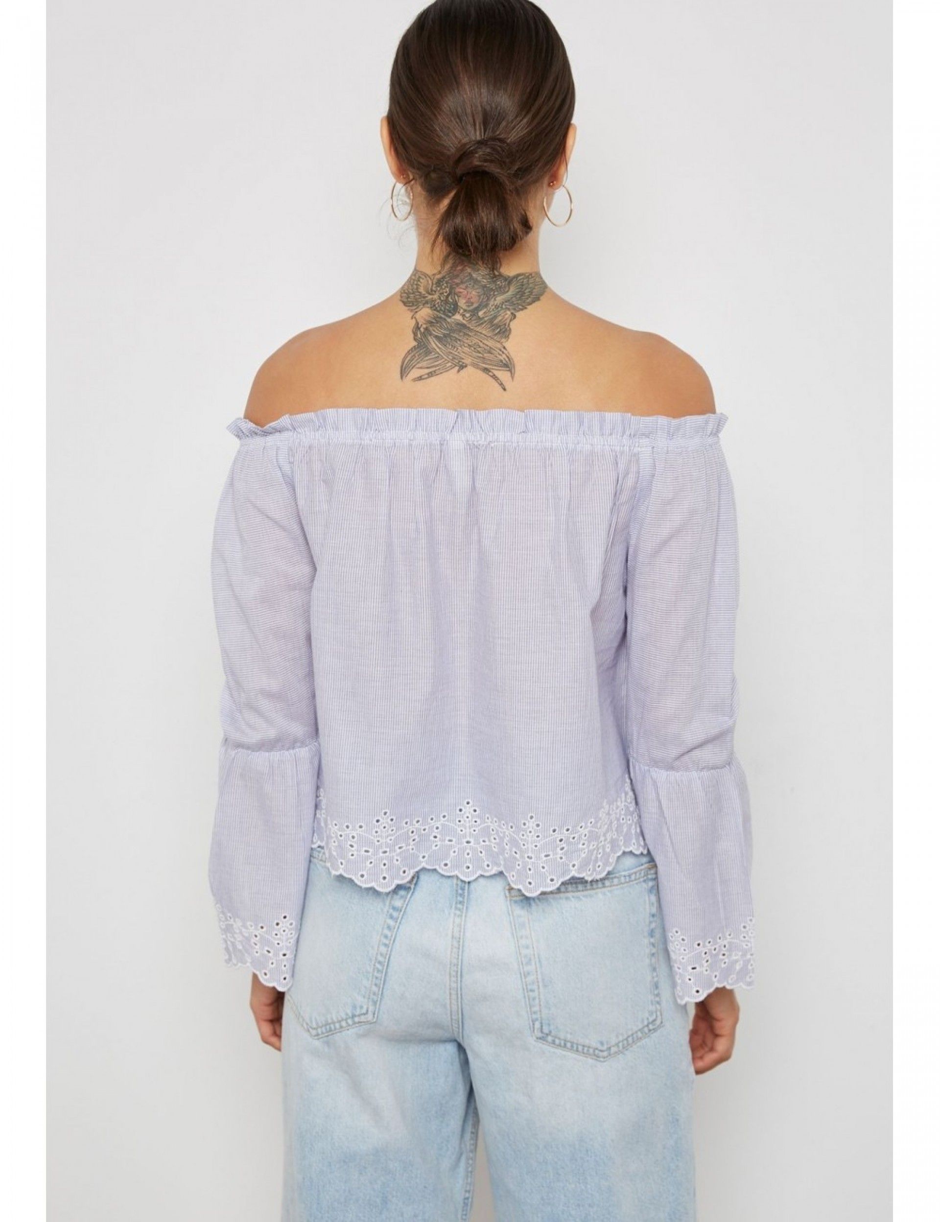 BLUSA MULHER YRSAH ANGLAISE ONLY