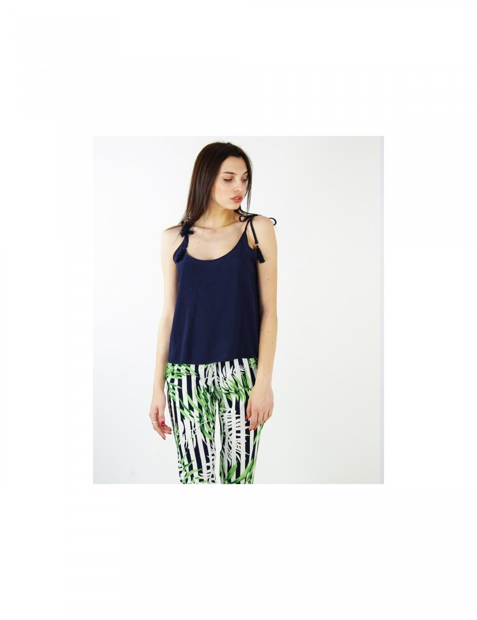 TOP MULHER LYON S/L TASSEL ONLY