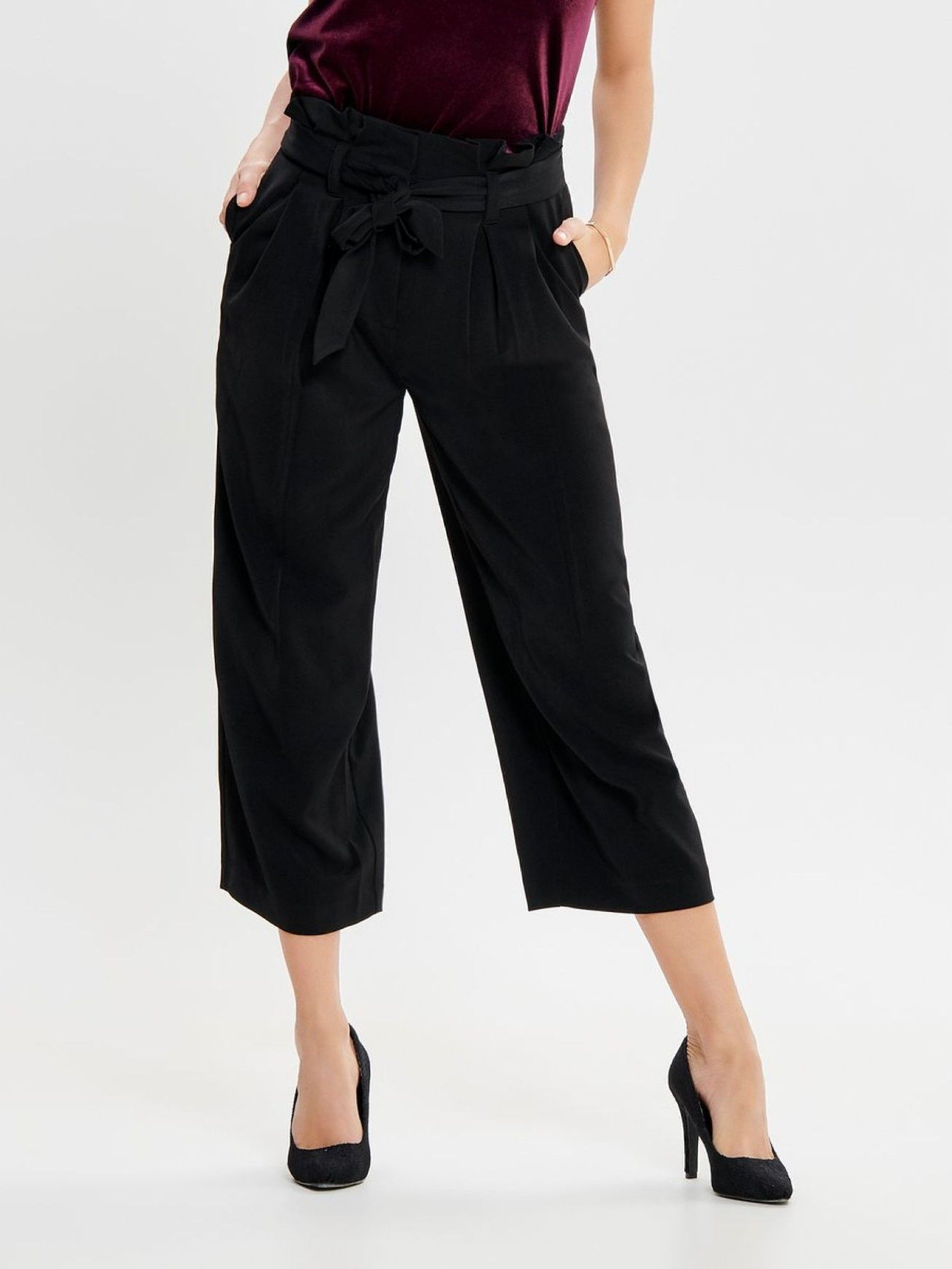 CALÇA MULHER NOORA HW PAPERBAG ONLY