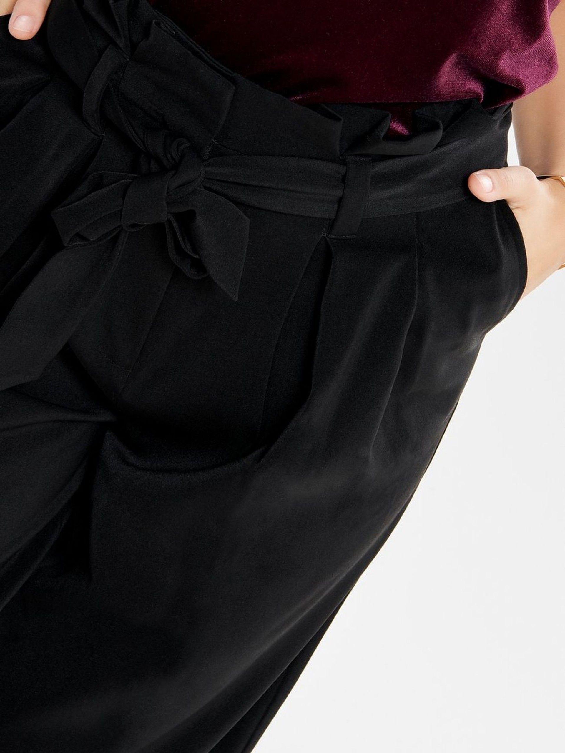 CALÇA MULHER NOORA HW PAPERBAG ONLY