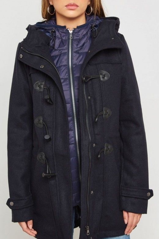 ANORAK MULHER CILANA WOOL DUFFLE ONLY ANORAK MULHER CILANA WOOL DUFFLE ONLY