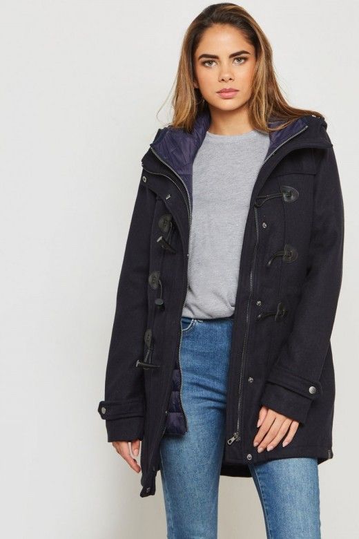 ANORAK MULHER CILANA WOOL DUFFLE ONLY ANORAK MULHER CILANA WOOL DUFFLE ONLY