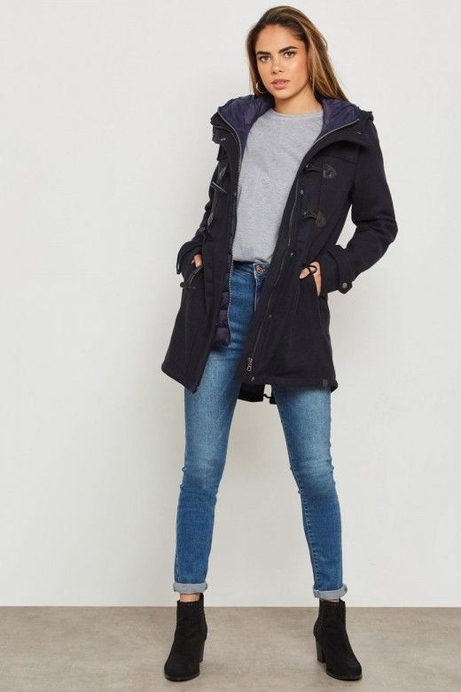 ANORAK MULHER CILANA WOOL DUFFLE ONLY ANORAK MULHER CILANA WOOL DUFFLE ONLY