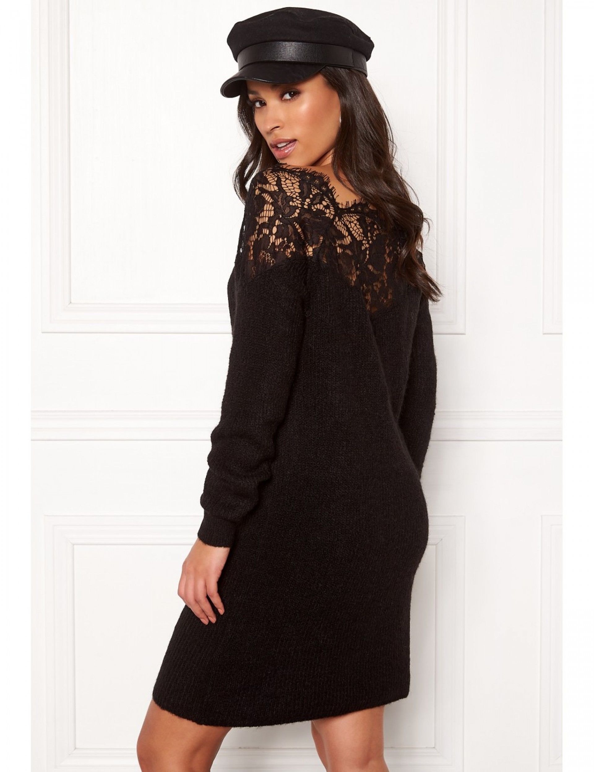 VESTIDO MULHER HANNA ALLY MALHA/RENDA ONLY