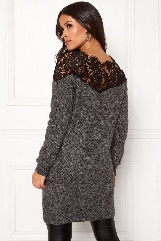 VESTIDO MULHER HANNA ALLY MALHA/RENDA ONLY VESTIDO MULHER HANNA ALLY MALHA/RENDA ONLY