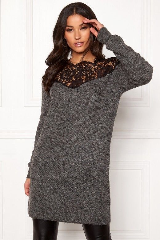 VESTIDO MULHER HANNA ALLY MALHA/RENDA ONLY VESTIDO MULHER HANNA ALLY MALHA/RENDA ONLY