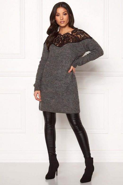 VESTIDO MULHER HANNA ALLY MALHA/RENDA ONLY VESTIDO MULHER HANNA ALLY MALHA/RENDA ONLY