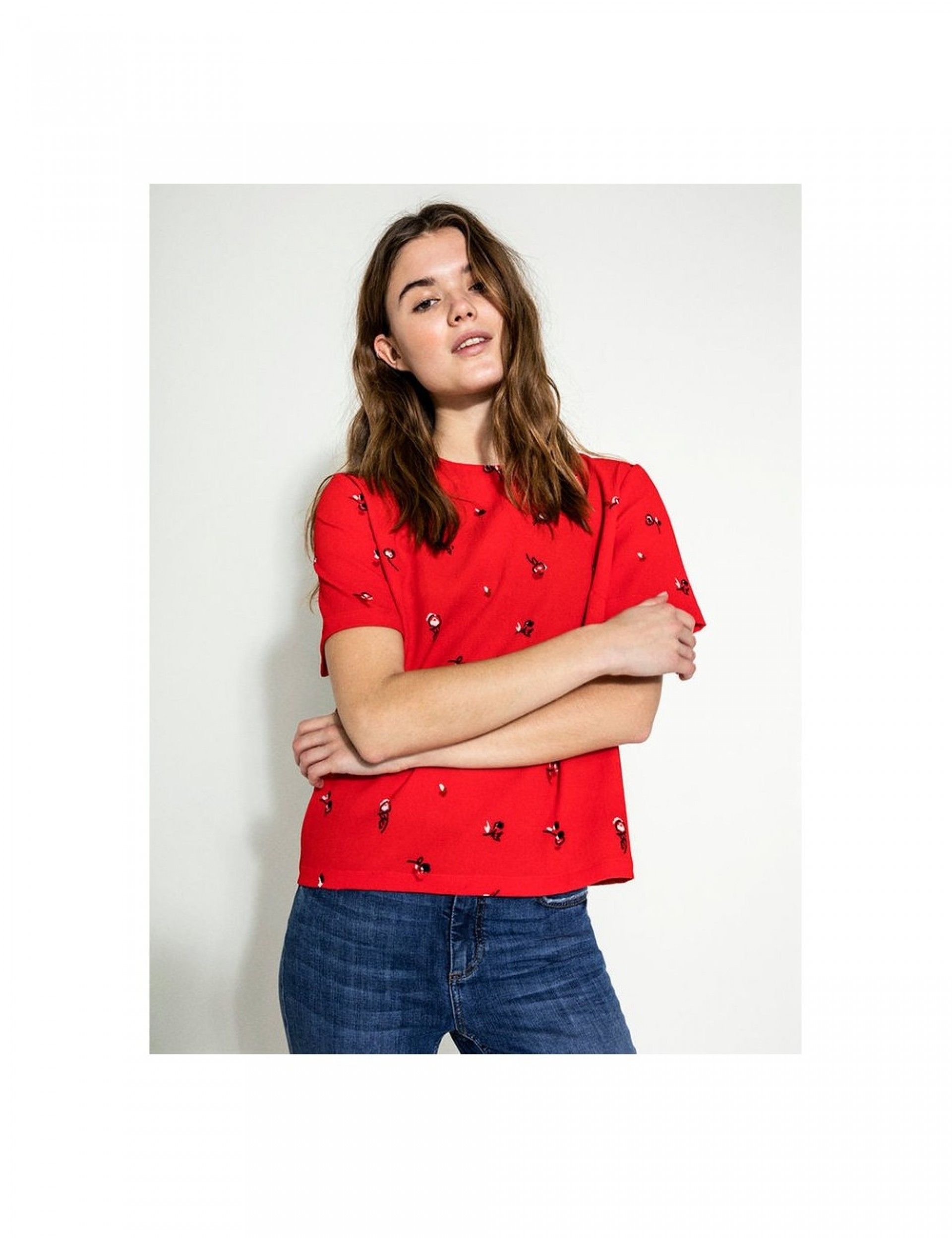 Top MULHER INGEBETH Print PIECES