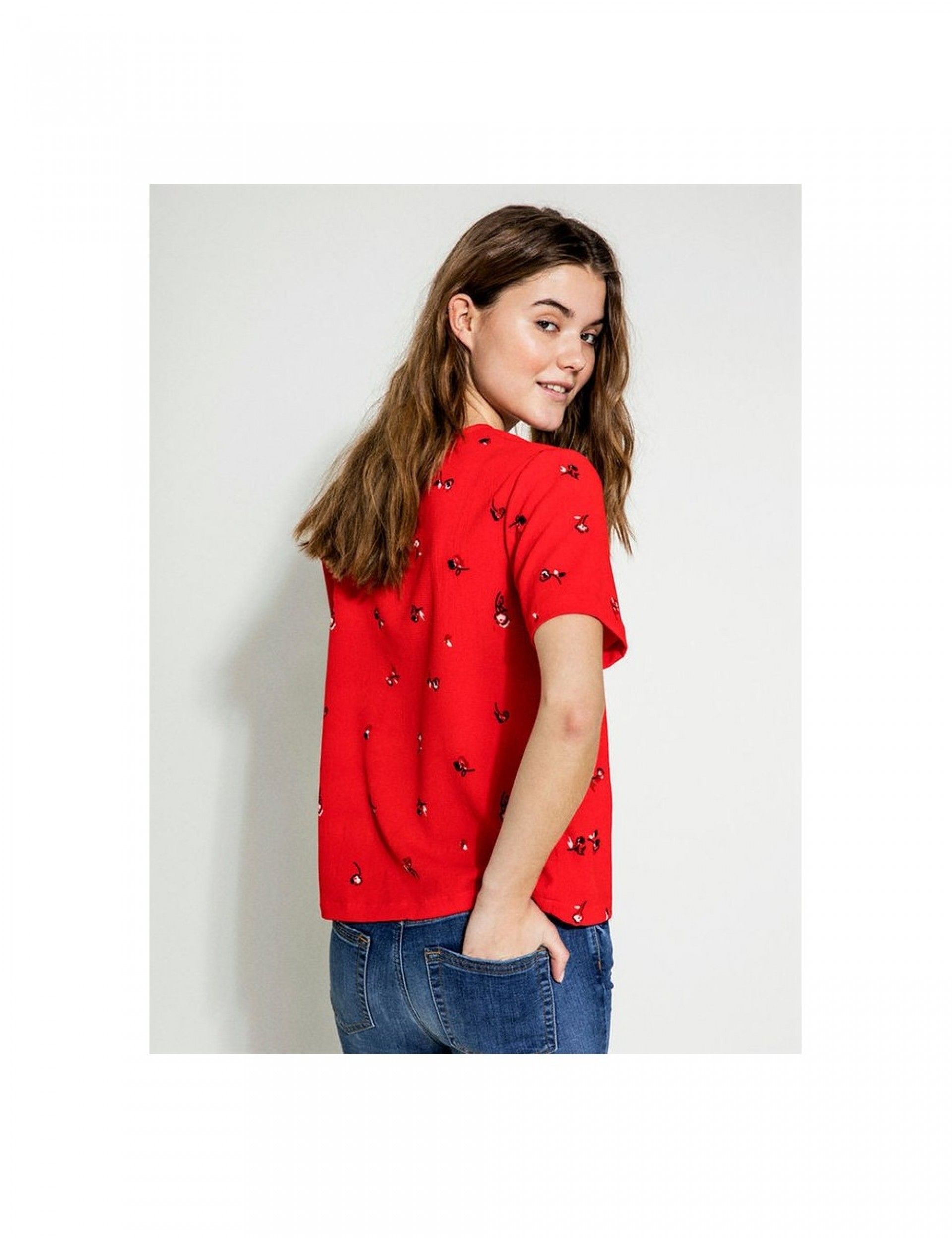 Top MULHER INGEBETH Print PIECES