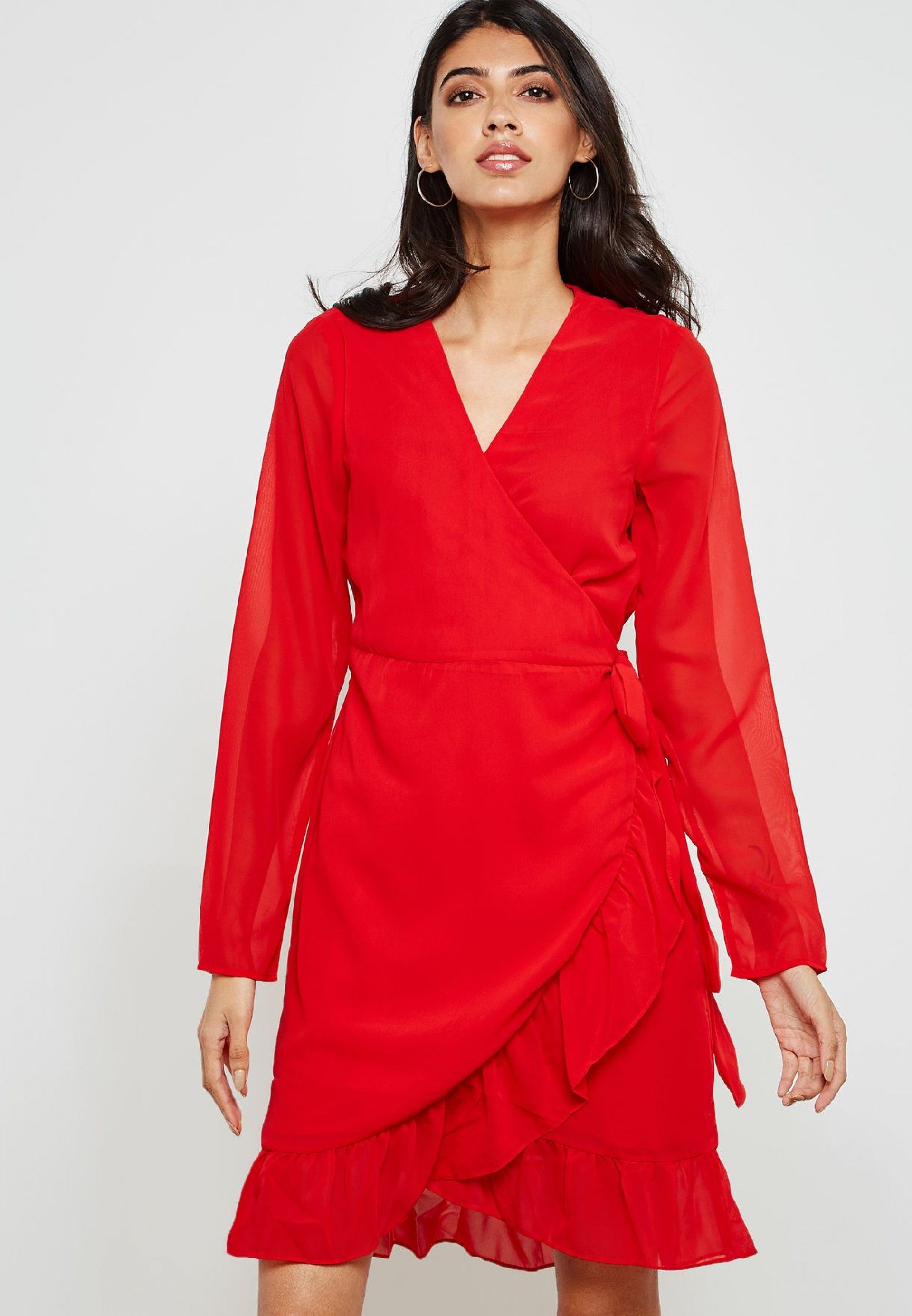 Vestido MULHER MABEL LS WRAP PIECES