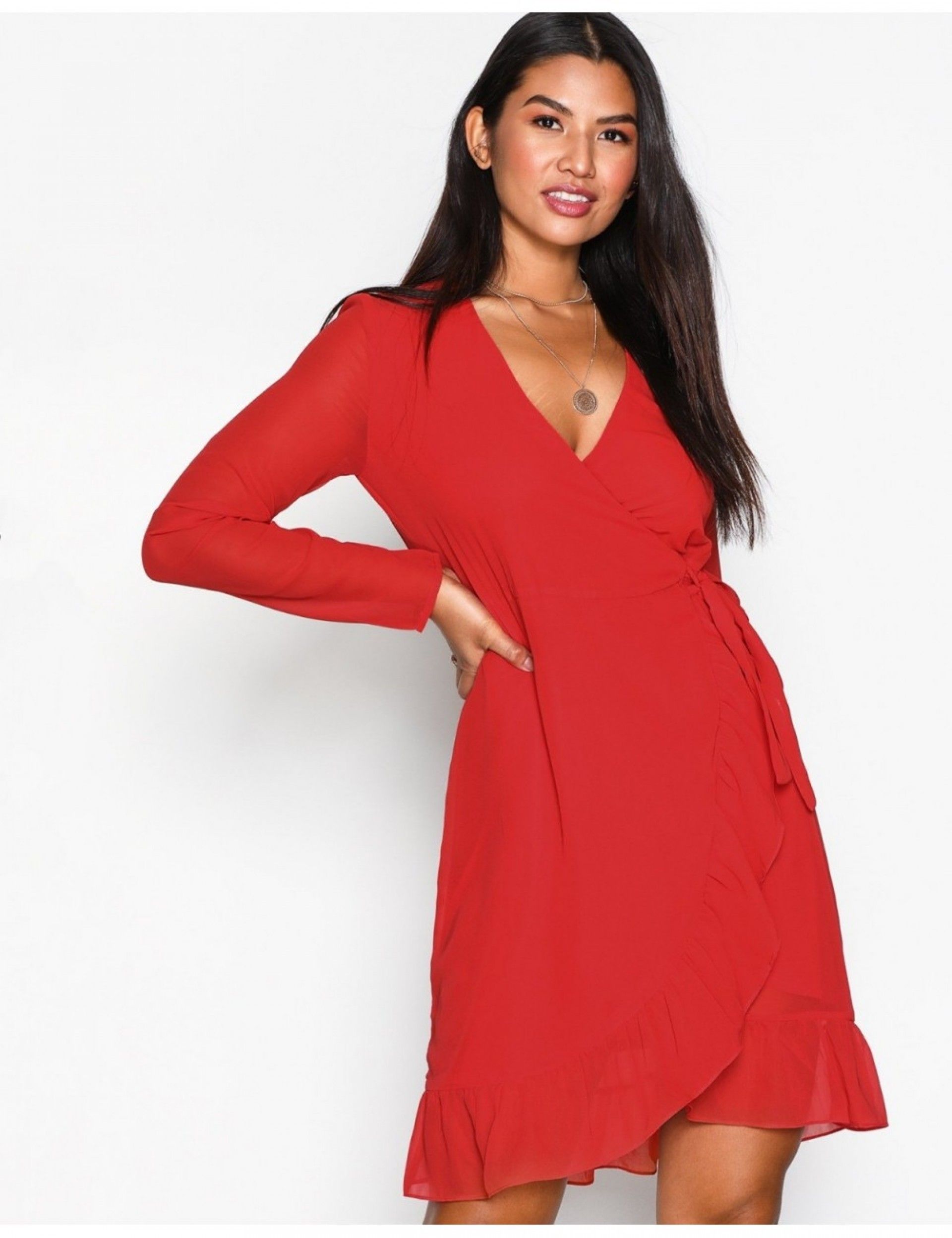 Vestido MULHER MABEL LS WRAP PIECES