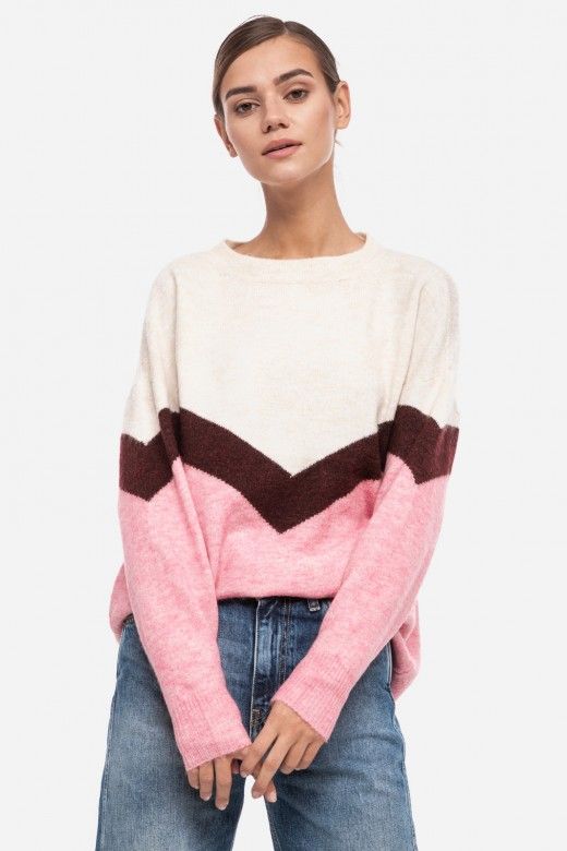 Camisola Mulher GINGOBLOCK VERO MODA Camisola Mulher GINGOBLOCK VERO MODA
