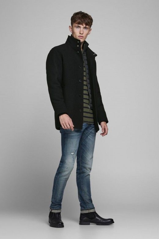 Casaco Homem DUAL WOOL Jack Jones Casaco Homem DUAL WOOL Jack Jones