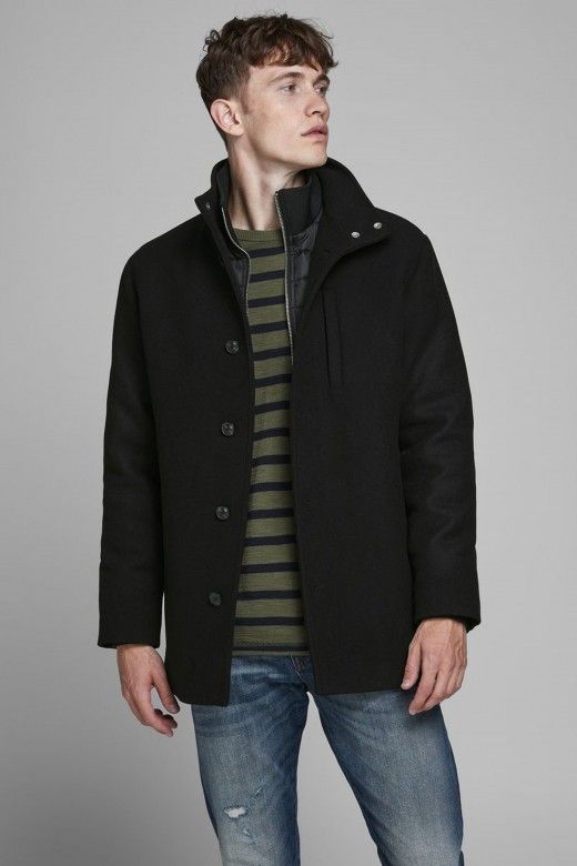 Casaco Homem DUAL WOOL Jack Jones Casaco Homem DUAL WOOL Jack Jones