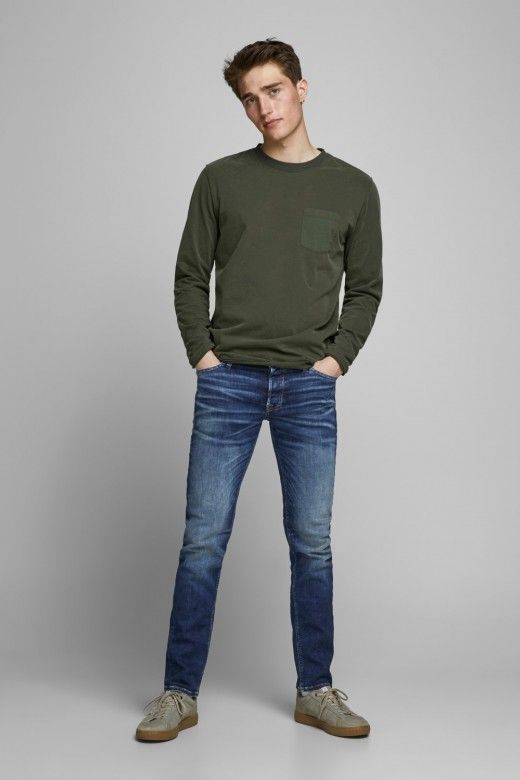 Calça Homem Jeans GLENN ORIGINAL Jack Jones Calça Homem Jeans GLENN ORIGINAL Jack Jones