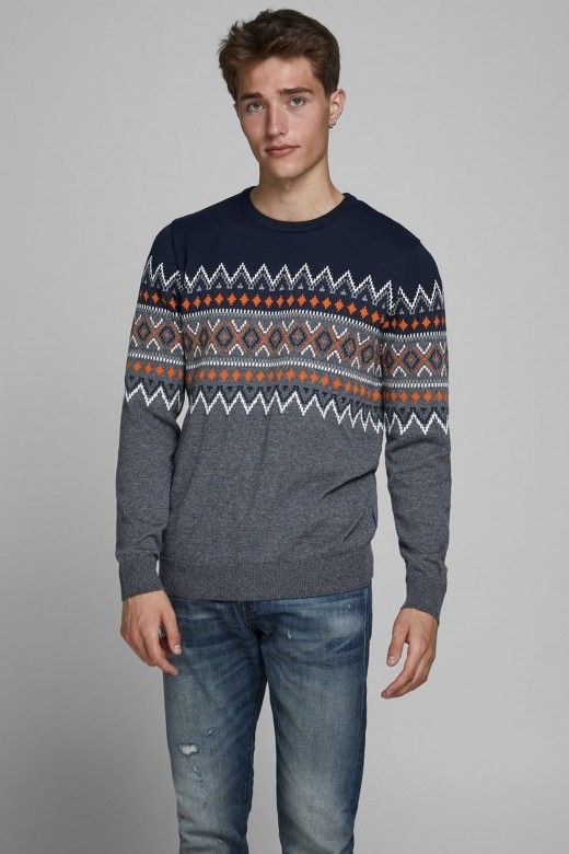 Camisola Homem ANDY JAQUARD Jack Jones Camisola Homem ANDY JAQUARD Jack Jones