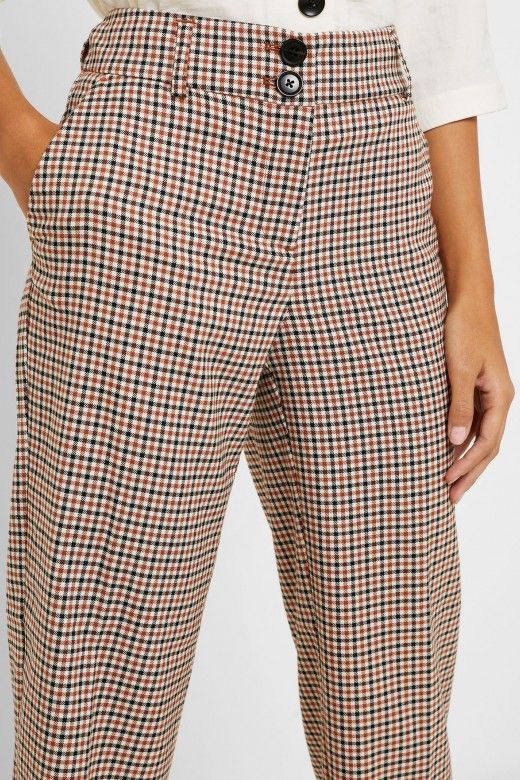 Calça Mulher BEA MID CHECK ONLY Calça Mulher BEA MID CHECK ONLY