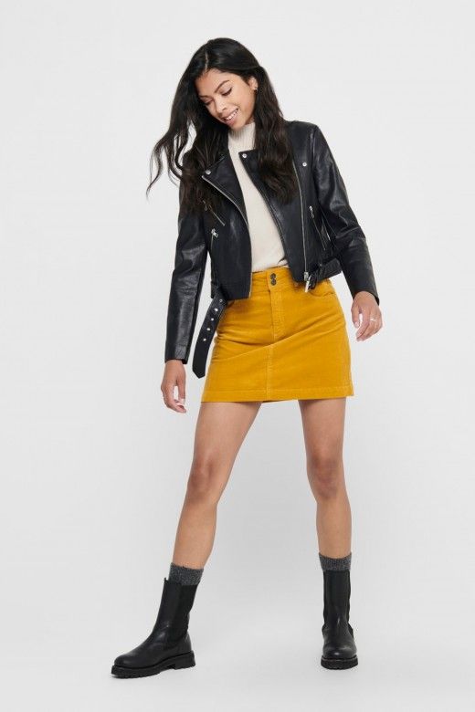 Blusão Mulher VALERIE FAUX LEATHER ONLY Blusão Mulher VALERIE FAUX LEATHER ONLY