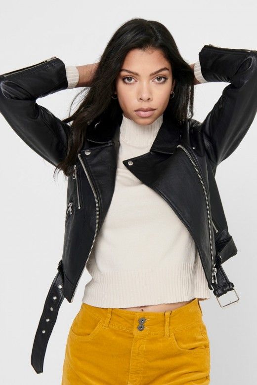 Blusão Mulher VALERIE FAUX LEATHER ONLY Blusão Mulher VALERIE FAUX LEATHER ONLY