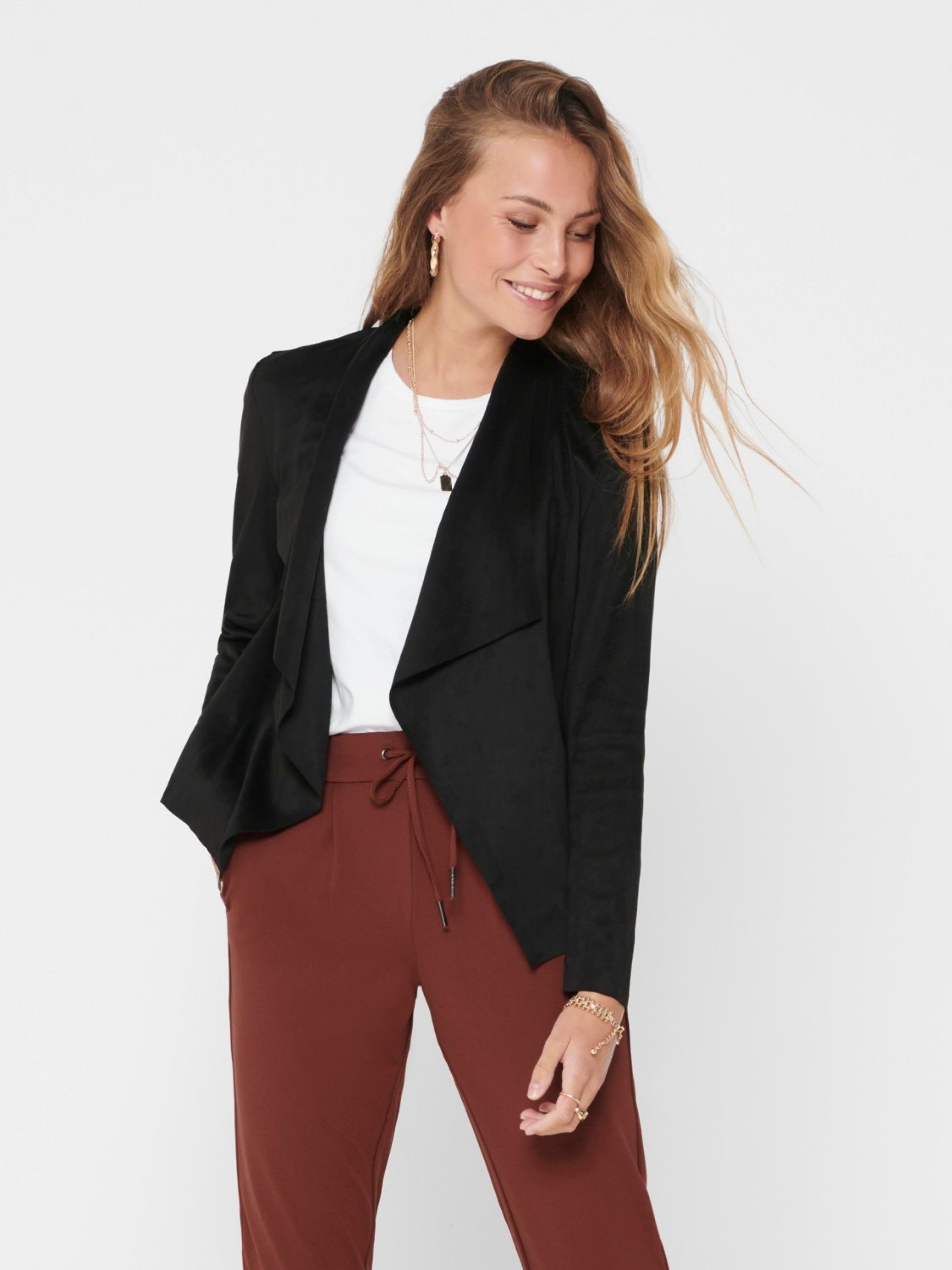 Casaco Mulher FLEUR FAUX SUEDE ONLY